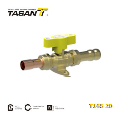 TASAN 1/2"X14mm / 16mm Hortum Gaz Hattı Küresel Vana Manuel Gaz Vanası T165 20