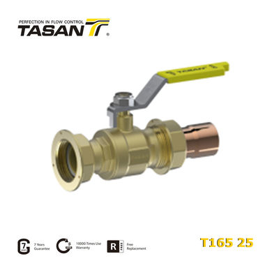 7/8&quot; X 28mm Gaz Kolu Valfi Gaz Nominal Küresel Vana Sızıntı Yok T165 25